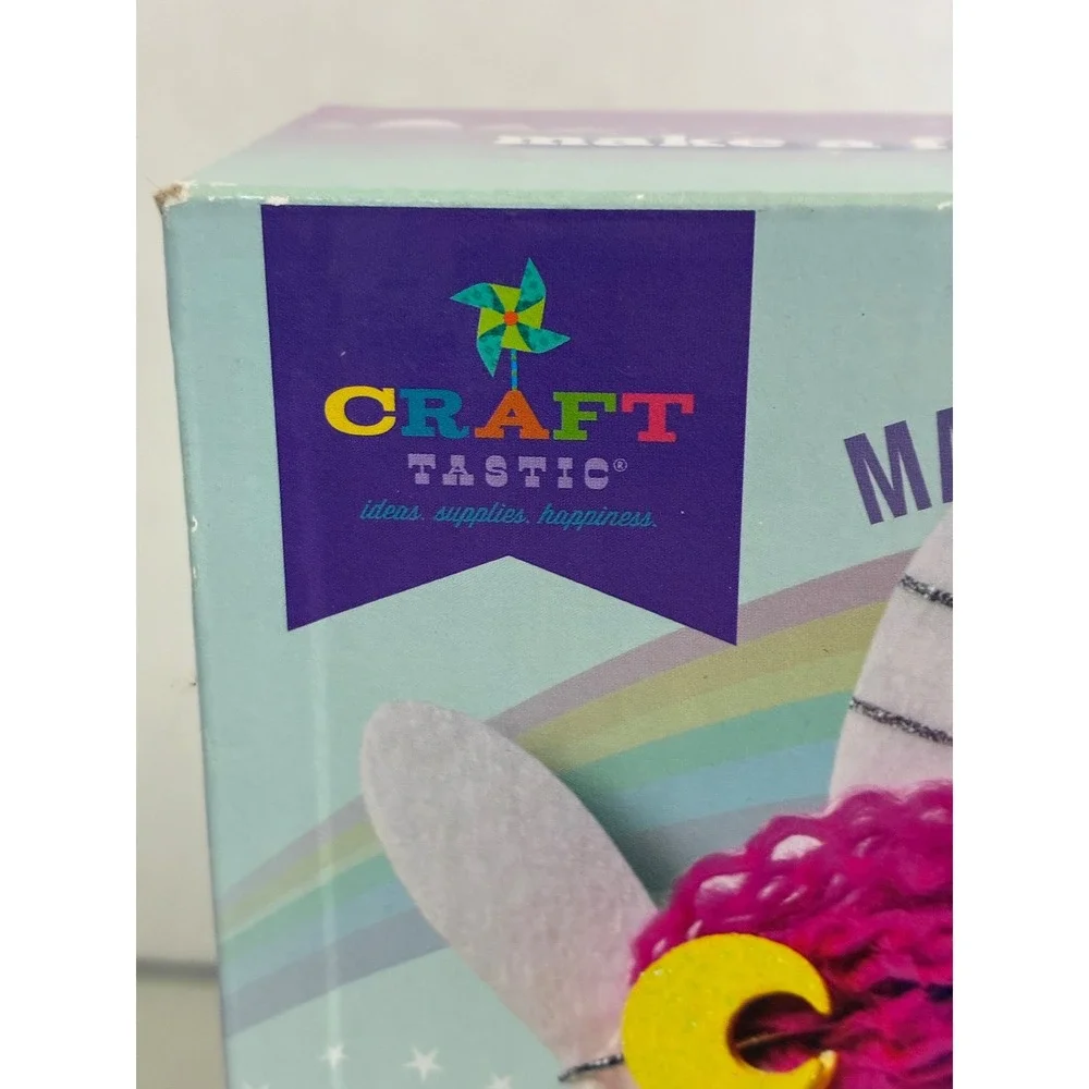 Craft-tastic Magical Unicorn Friend DIY‎ Plush Craft Kit Ages 4+ 84 Pieces NEW